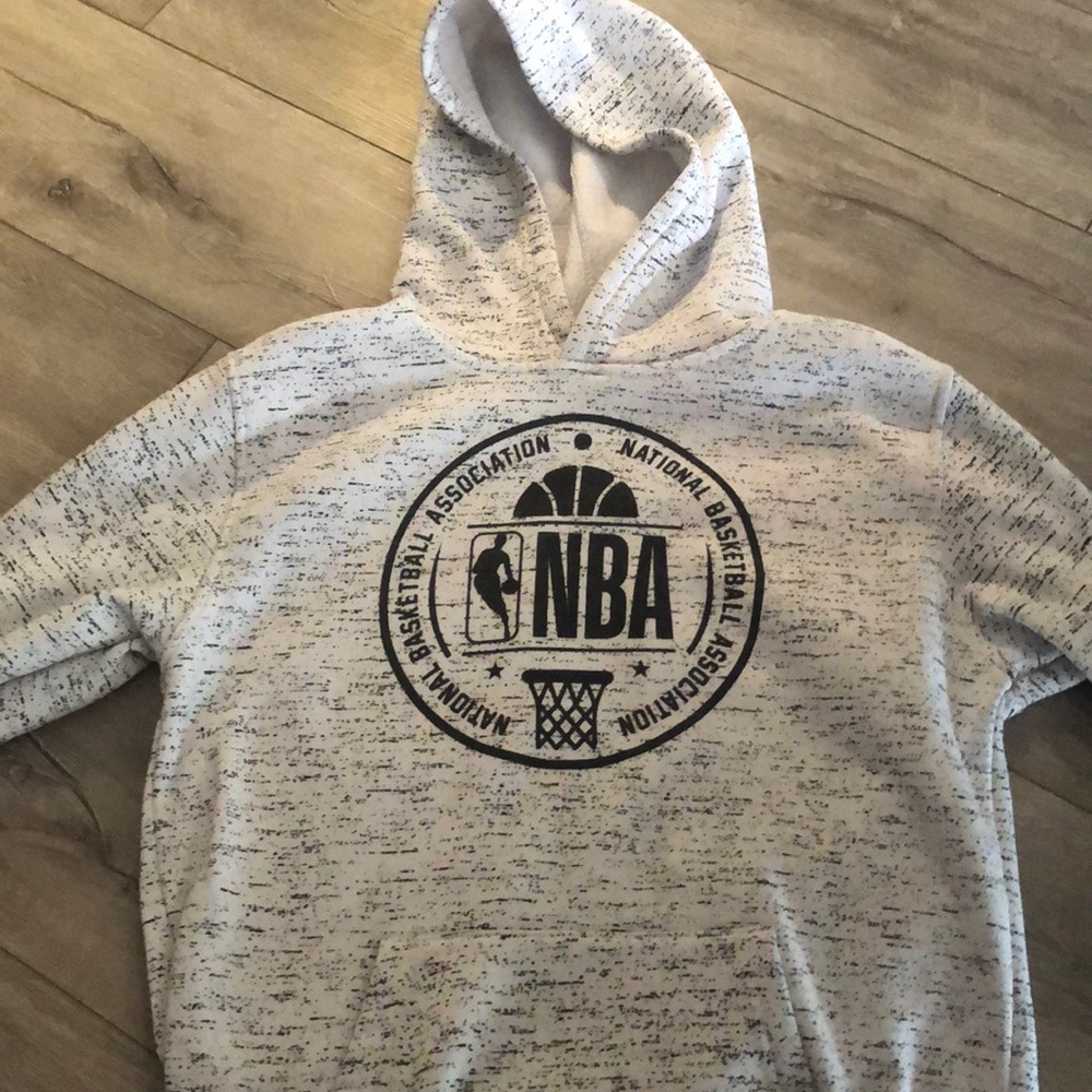 NBA black and white hoodie